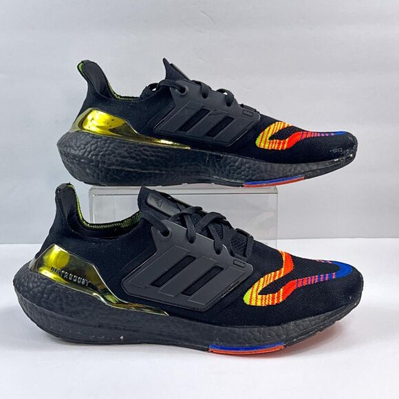 Adidas Ultraboost 22 Running Shoes Mens Size 11.5 Linear Energy Black main image 12
